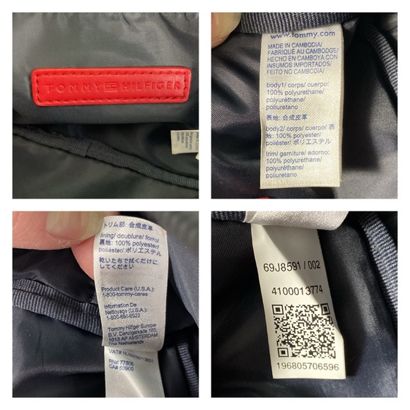 Tommy Hilfiger Black and White Logo Camera Crossbody Bag - Picture 10 of 16